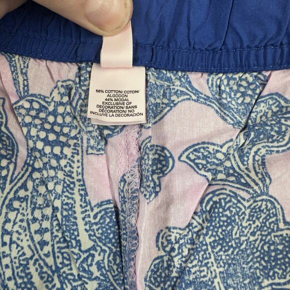Victoria's Secret Mayfair COTTON MODAL Floral Pink Pajamas Matching Set Large - Picture 10 of 15
